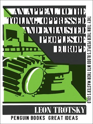 cover image of An Appeal to the Toiling, Oppressed and Exhausted Peoples of Europe